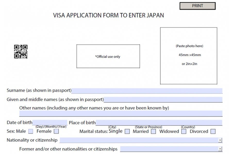 Cách khai form visa Nhật Bản năm 2022 chuẩn nhất 6 Cách khai form visa Nhật Bản năm 2022 chuẩn nhất